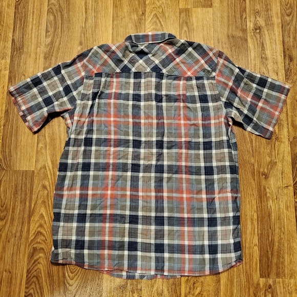 Outdoor Research Shirt‎ Men XL Blue Red Plaid Hiking Outdoors - Picture 3 of 8